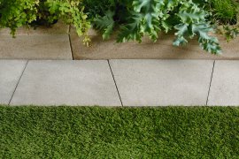 EBENSEER Mähkante Trapez Naturgrau