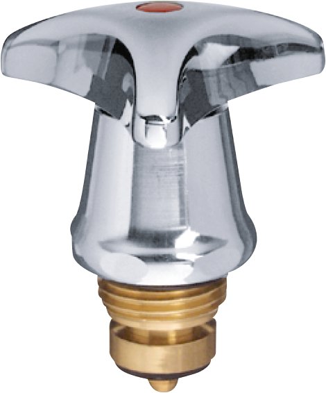 CRONAT Ventiloberteil Dreikant Rot 1/2" AG