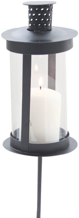 LIENBACHER Grablaterne Schwarz ⌀ 9 cm