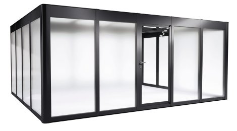 SUNELEMENTS Gewächshaus Sungarden Deluxe 5.4 Anthrazit Metallic 5 mm