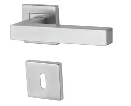 ALPERTEC Türbeschlag Solid 15-R Square Edelstahl satiniert BB