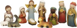 Krippenfigur Kindlich 11-tlg.