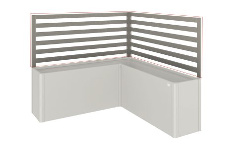 BIOHORT Rankgitter für L-Form L200/L2x1, Quarzgrau-Metallic 2 Stk.