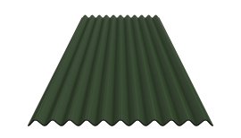 GUTTA Bitumenwellplatte K11 2000x830 mm Grün