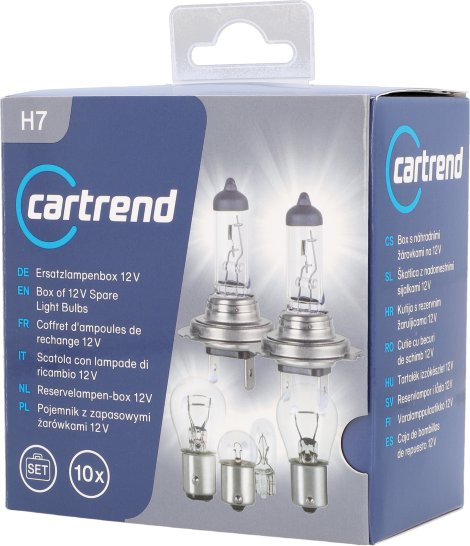 CARTREND Ersatzlampen-Koffer H7