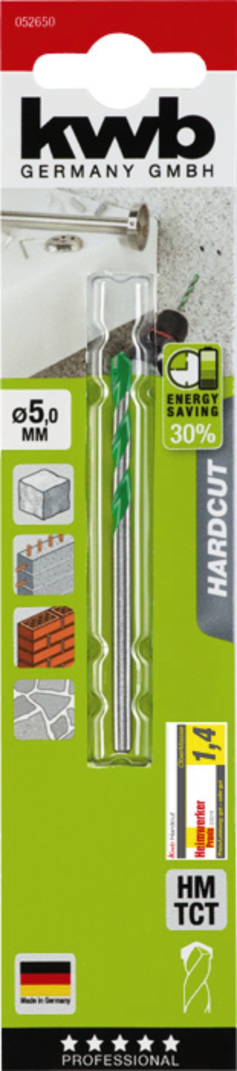 KWB Granitbohrer Hartcut Ø 5 mm