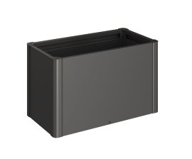 BIOHORT Pflanzbeet Belvedere Midi 100, dunkelgrau-metallic