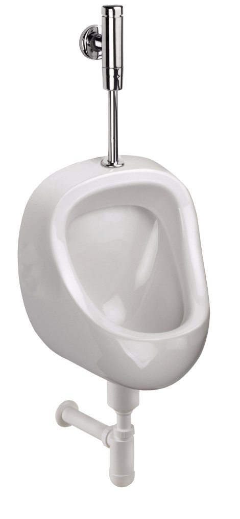 WERKZEYT Urinal-Set mit Druckspüler Weiß