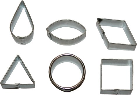 Garnierausstecher Geo 6-tlg. Edelstahl 20-25 mm