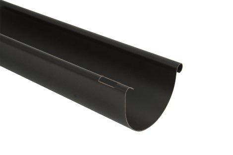 Dachrinne aus Kunststoff Braun NW 75 mm 2000 mm