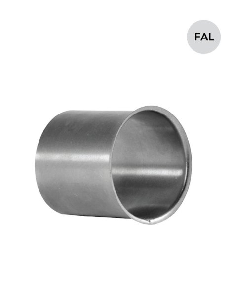 BERTRAMS Wandfutter einfach feueraluminiert ø 130 mm