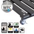 WAGNER Multiroller WPC Anthrazit Tragkraft 80 kg 29x29 cm