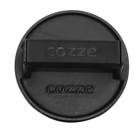 COZZE® Burger-/Fleischpresse aus Gusseisen, Schwarz 16x8 cm (ØxH)