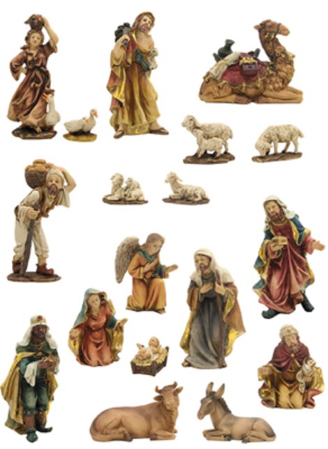 Krippenfigur 11 cm 18-tlg.