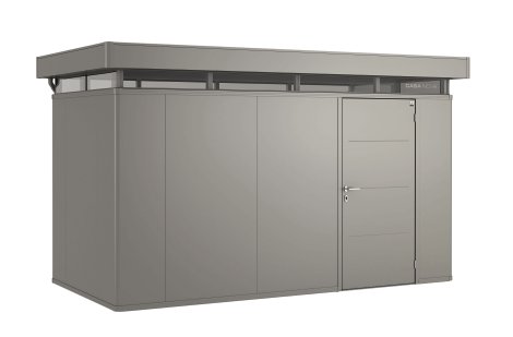 BIOHORT Nebengebäude Nebengebäude CasaNova® Türanschlag rechts 4x2 m 430x230x250 cm, Quarzgrau-Metallic