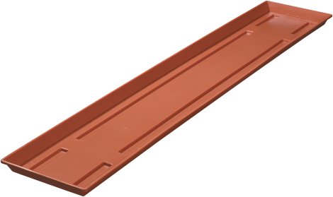 GELI Untersetzer Blumenkasten breit Terrakotta 100 cm