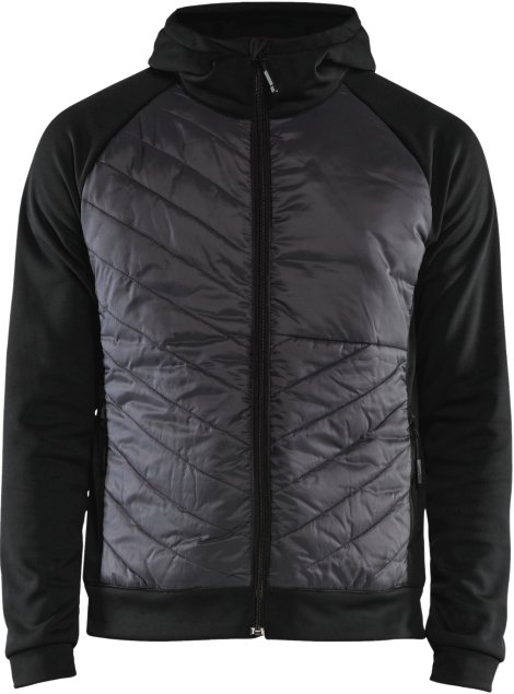 BLÅKLÄDER Sweater Hybrid schwarz/dunkelgrau XS