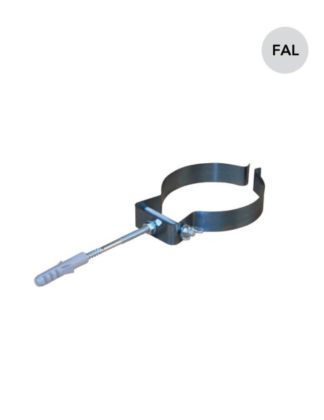 BERTRAMS Rohrhalter für 0,6 mm Ofenrohre Schwarz ø 100-130 mm