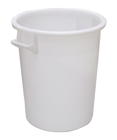 Tonne mit Griffen Weiß 75 l