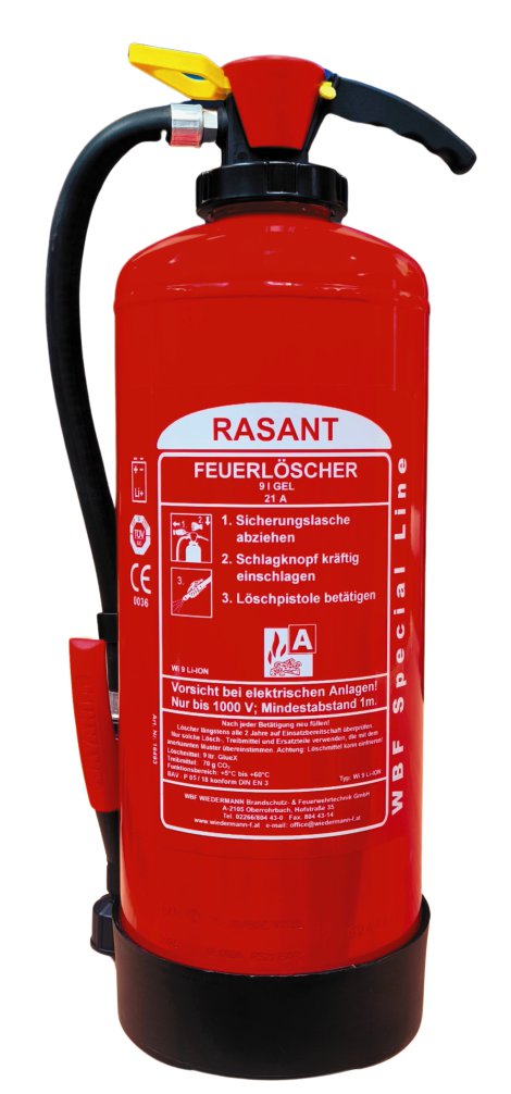 RASANT Gel-Feuerlöscher 6 l
