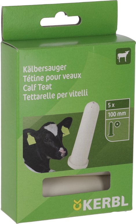 KERBL Sauger Standard 100 mm Weiß 5 Stk.