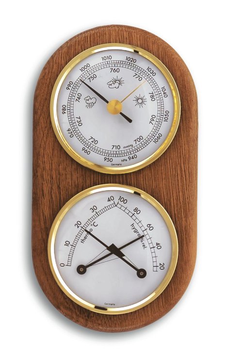 Wetterstation aus Eiche
