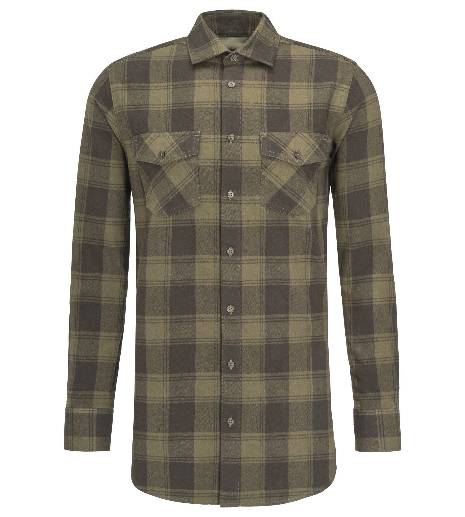 Wild & Wald Herren Langarm Flanellhemd Fenix