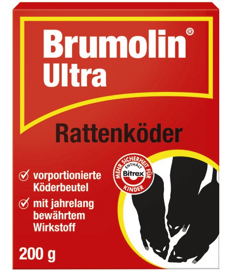 PROTECT HOME Brumolin Ultra Rattenköder 200 g