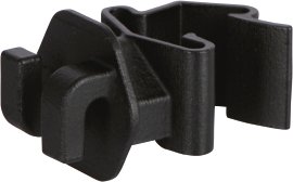 Seilisolator T-Post 25 Stk., schwarz