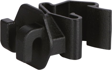 Seilisolator T-Post 25 Stk., schwarz