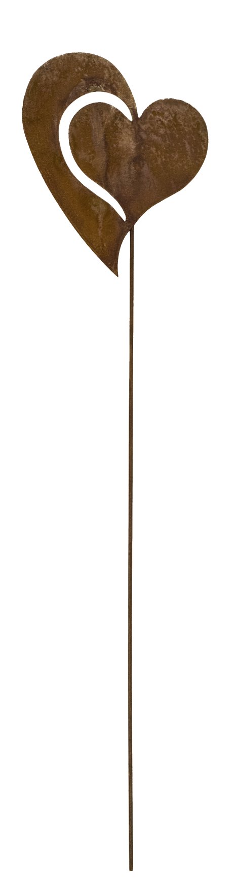 Gartenstecker Herz Christine 25x150 cm (ØxH)