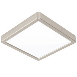 EGLO LED-Deckenleuchte Fueva 5 Nickel Weiß
