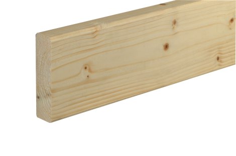 FN Neuhofer Rahmenholz Fichte/Kiefer gerundet 2400x95x27 mm