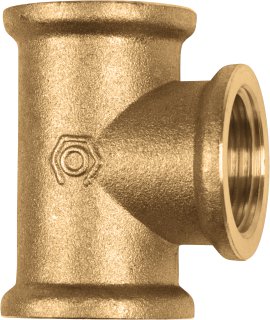 CORNAT T-Stück Messing 3/4" IG