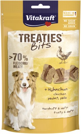 VITAKRAFT Treaties® Bits Hühnchen Bacon 120 g