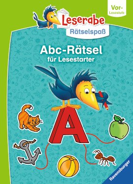 RAVENSBURGER Buch Leserabe Rätselspaß ABC-Rätsel für Lesestarter