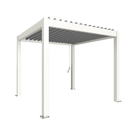 BIOHORT Pergola 3x3, Weiß