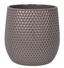 KENT LIVING Pflanztop Honey Taupe 16x16x16 cm