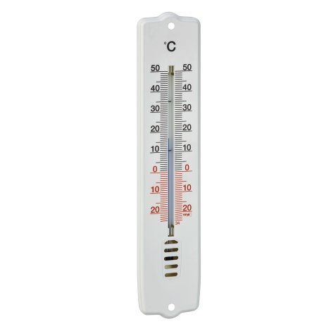 Thermometer aus Kunststoff Weiß 21 cm kaufen