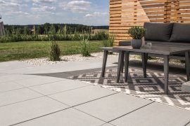 EBENSEER Gartenplatte Deluxe S-Line Platin