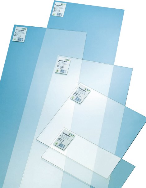 GUTTA Gliss Hobbyglas klar 500x250x4 mm