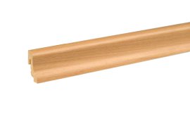 FN Neuhofer Sockelleiste Buche Weiß lackiert 2500x18,5x38,5 mm