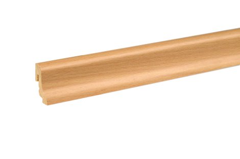 FN Neuhofer Sockelleiste Buche Weiß lackiert 2500x18,5x38,5 mm