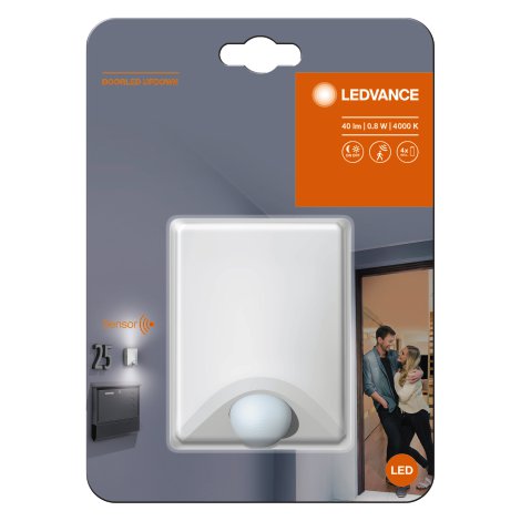 LEDVANCE LED-Leuchte Door Up-Dow WT Kaltweiß 0,8W 9x4
