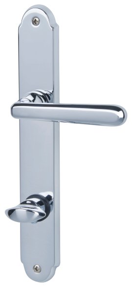 ALPERTEC Türbeschlag Wien-LS Messing Chrom poliert WC