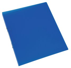 Q-Connect Ringmappe 2-Ring A4 translozierend Blau 6 mm