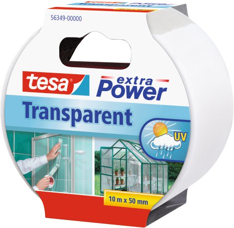 TESA Haus + Gartenband Transparent 10x48