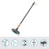 GARDENA Cleansystem Waschset mit Stiel Soft
