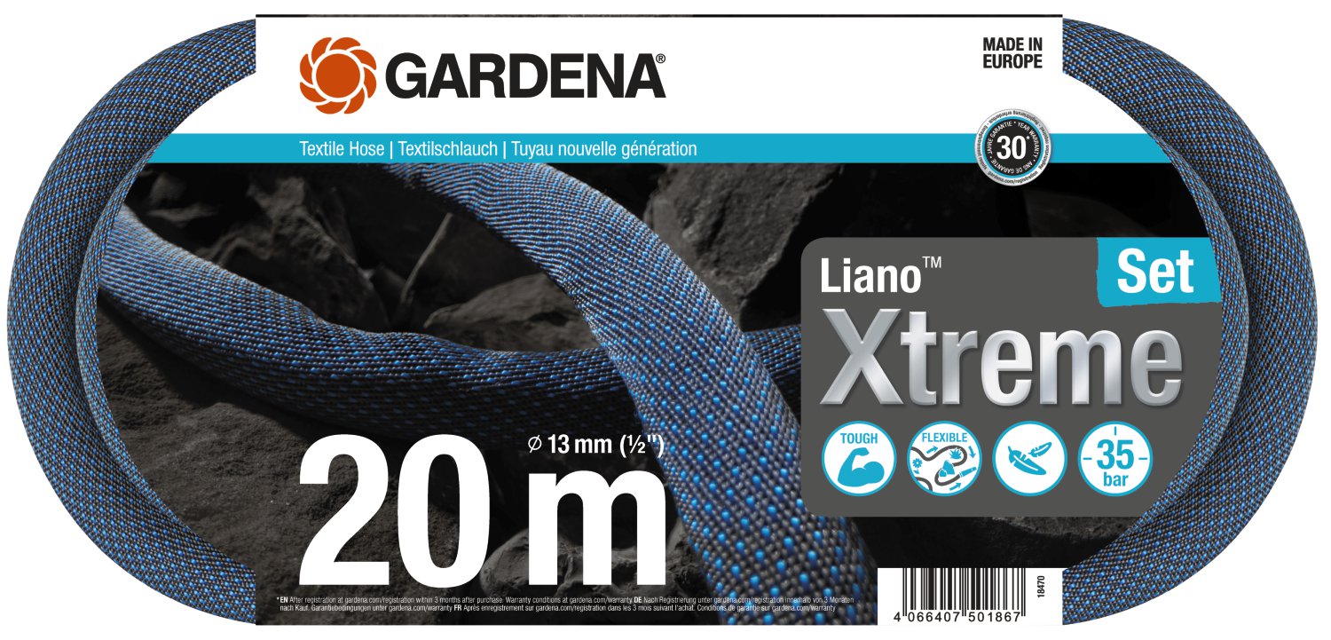 GARDENA Textilschlauch Linao™ Xtreme1/2" 20 m