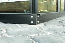 VITAVIA Fundament Schwarz 6 cm